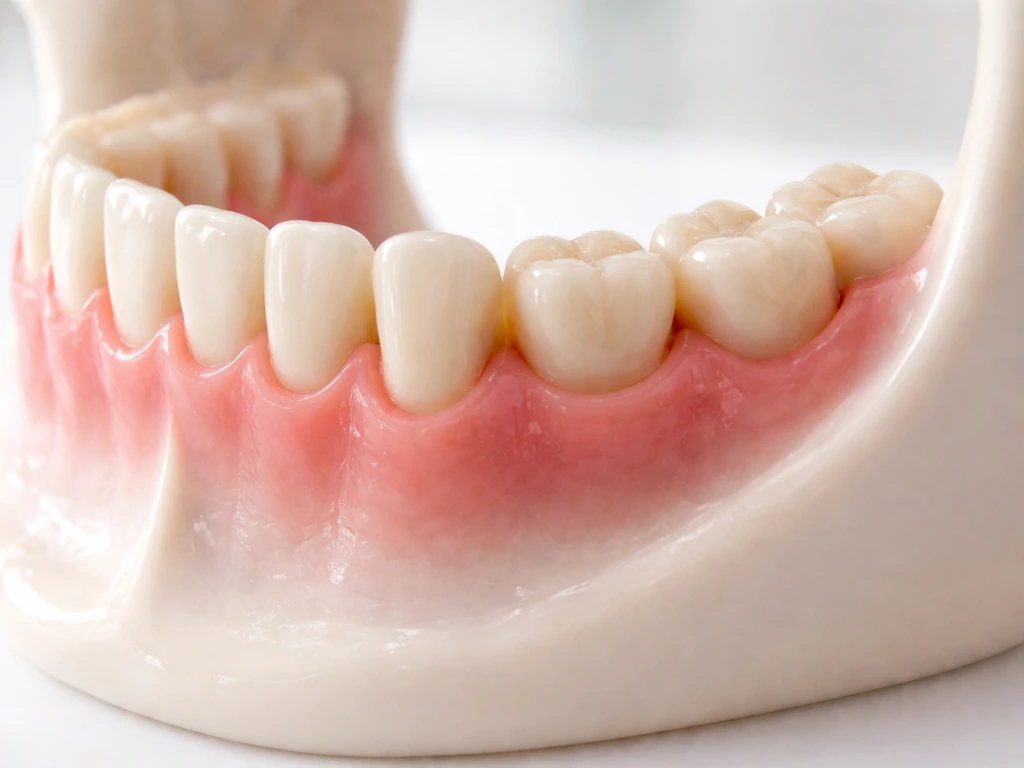 Mouth-side view showing wisdom teeth region where the last permanent teeth are erupting at the back of the jaw.